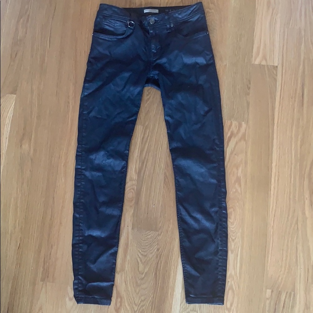 Burberry leather pants